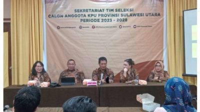 KPU Sulut Buka Seleksi Komisioner, Ini Jadwal Seleksinya