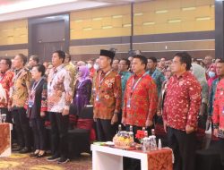 Bupati Bolsel Iskandar Kamaru Ikuti Rakornas Dukcapil 2023