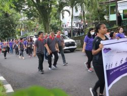 Dies Natalis FKM Unsrat, Rektor Sompie Ikut Jalan Sehat