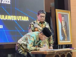 Pertama di Sulut, Bupati Bolsel Iskandar Kamaru Serahkan LKPD Unaudited 2022 ke BPK-RI