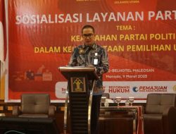 Buka Sosialisasi Layanan Parpol untuk Sukseskan Pemilu 2024, ini Harapan Ronald Lumbuun