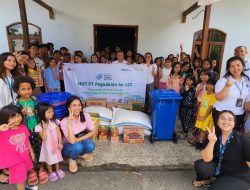 Peringati HUT Pegadaian Ke-122, Kanwil V Manado Bantu Panti Asuhan