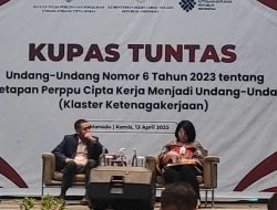 Satgas Undang-undang Cipta Kerja Serap Aspirasi Organisasi Buruh di Sulut