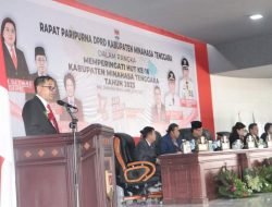 Rektor Unsrat Sampaikan Orasi Leadership Dalam Peran Budaya di Paripurna DPRD Mitra