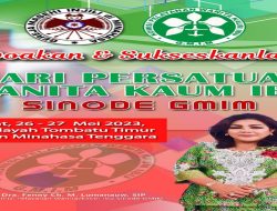 Lusa, Hapsa W/KI GMIM di Tombatu Timur! Begini Pesan Pnt Fenny
