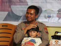 Rangkaian Hari Bhayangkara ke-77, Polres Minahasa Anjangsana di Panti Asuhan