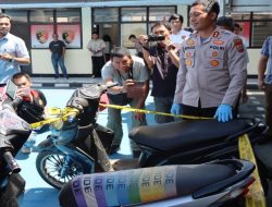 3 Terduga Pelaku Curanmor Dibekuk Polres Minahasa