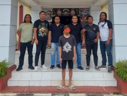 Lagi, Pemuda Tomohon Bawa Sajam Diringkus Tim Buser