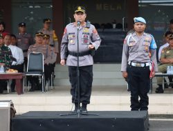 Ini Pesan Kapolres Bolsel Saat Pimpin Apel Gelar Pasukan Operasi Patuh Samrat 2023