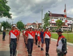 Prajurit Kodim 1309/Manado Latih Calon Paskibraka Kota Manado
