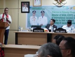 Bupati dan Wabup Bolsel Terima Kunjungan Direktur NAM-CSSTC dan Direktur ICC