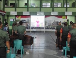 Kodim 1309/Manado Nonton Bareng KASAD Award Kepada Media Tahun 2023