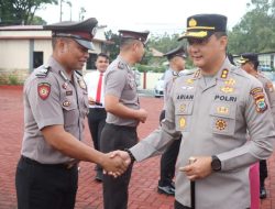14 Personel Polres Tomohon Naik Pangkat