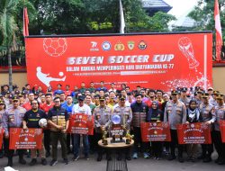 Wujudkan Pemilu Damai 2024, Polri Bersama Wartawan Gelar Bhayangkara Presisi Seven Soccer Cup