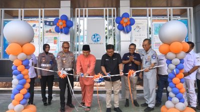 Tingkatkan Fasilitas dan Keselamatan Pengguna Angkutan Umum, Jasa Raharja Hibahkan Satu Unit Halte ke Pemkot Batam