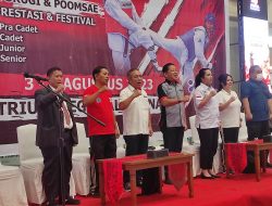 Letjen Thamrin Marzuki Buka Kejurwil V, Amelia Tungka Ajak Masyarakat Doyan Taekwondo
