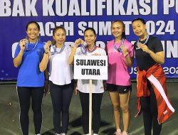 Beregu Putri Soft Tennis Sulut Lolos PON 2024