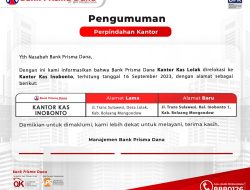 Mempermudah Pelayanan, Bank Prisma Dana Kantor Kas Lolak Direlokasi ke Inobonto