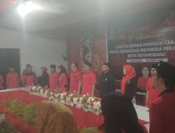 Kantor DPC PDI Perjuangan Kotamobagu Diresmikan Megawati, Meiddy Makalalag : Siap Menangkan Ganjar Pranowo