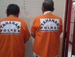 2 Tersangka Kasus Korupsi Penyertaan Modal PDAM Minsel Resmi Ditahan