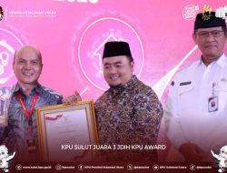 KPU Sulut Raih Juara 3 JDIH Terbaik
