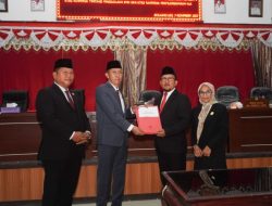 DPRD Bolsel Gelar Paripurna Penetapan 5 Ranperda