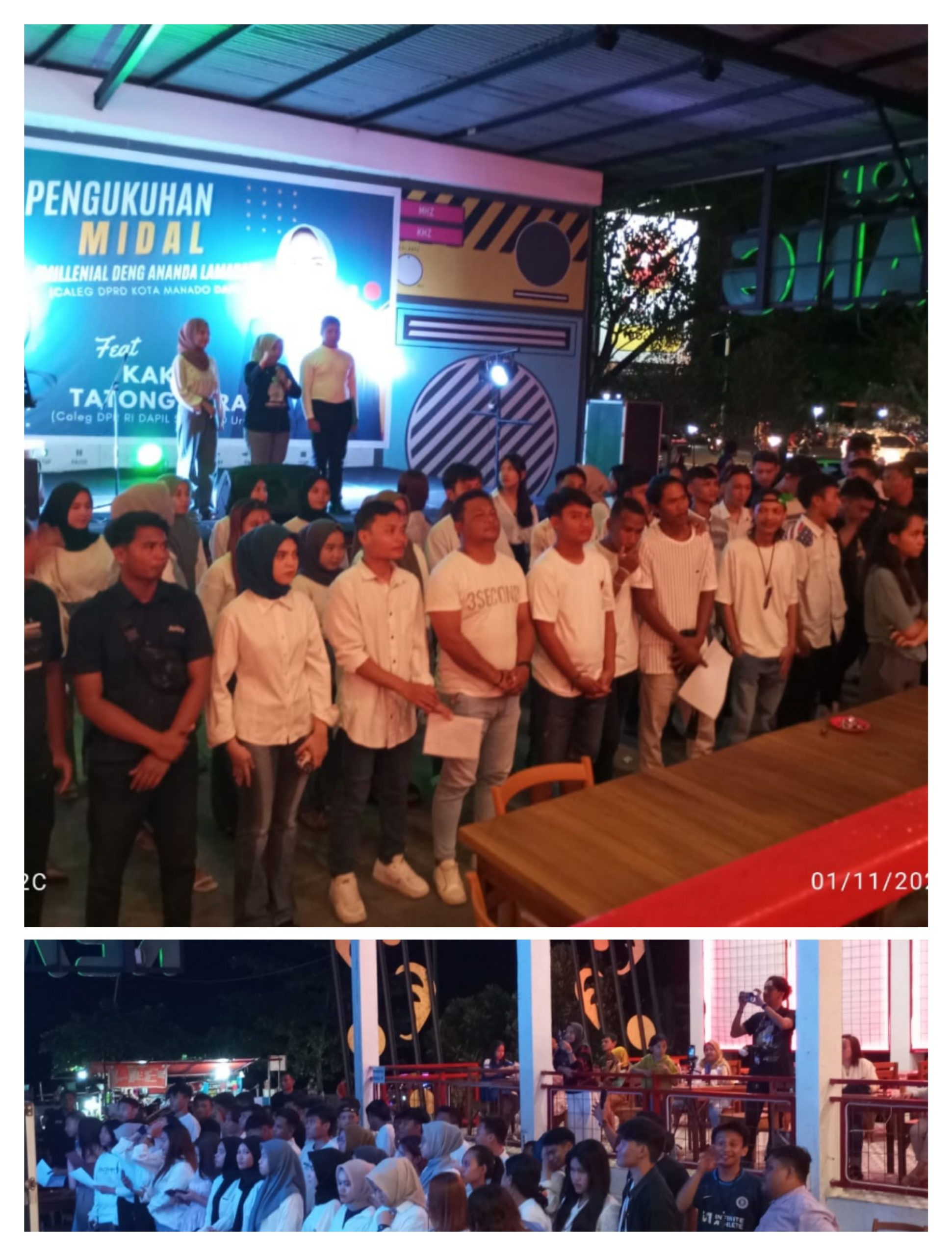 Ratusan MIDAL saat memberikan dukungan pada Sri Nanda Lamadau