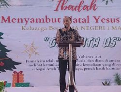 Ibadah Pra Natal SMAN 1 Manado, Sambut dengan Sukacita