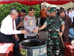 Ditresnarkoba Polda Sulut Musnahkan Ribuan ‘Barang Haram’ Jelang Nataru