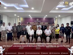 Kampanye Rapat Umum Segera Dimulai, KPU Sulut Undang Parpol dan Calon DPD