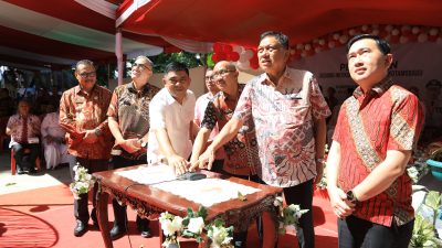 Didampingi Wali Kota dan Ketua DPRD, Gubernur Sulut Resmikan Gedung Infeksius Center