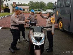 Operasi Knalpot Brong Sasar Personel Polres Tomohon
