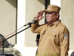 Wabup Bolsel Pimpin Apel Gelar Pasukan Pengamanan TPS Jelang Pemilu