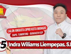 Gerindra Kans Kuat Raih Dua Kursi di Dapil Tiga Kota Manado
