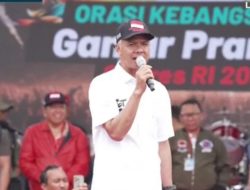Kampanye Capres Ganjar Pranowo, Lapangan KONI Sario jadi Lautan Merah