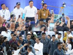 Presiden Jokowi Temui Peserta dan Pendamping Mekaar Binaan PNM di Bitung