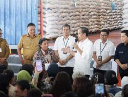 Walikota Mantiri Dampingi Presiden Jokowi Cek Ketersediaan Stok Beras