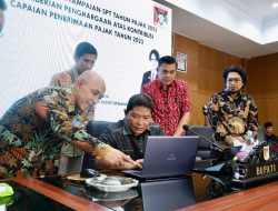 Salut, Bupati Kumendong Lapor SPT Pajak Lebih Awal