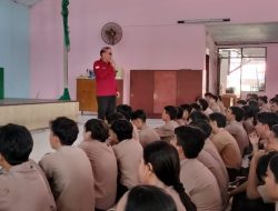 Sosialisasi P4GN di SMKN 1 Manado, Brigjen Pitra Ratulangi Tanamkan Sikap Anti Narkoba