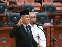 Silangan Lantik Tonau Petrus Jangkobus Sebagai Anggota DPRD Sulut PAW