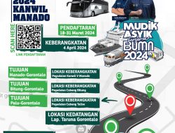 PT Pegadaian Kanwil V Manado Menggelar Program Mudik Asyik, Kuota Terbatas