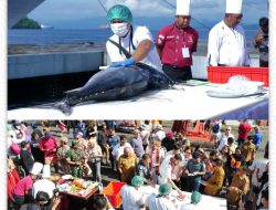 Bitung Tuna Fest Warnai Penyambutan Turis Asing Kapal Pesiar MV Arcadia