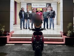 Aksi Residivis Curanmor Dihentikan Buser Polres Tomohon