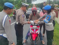 Hari Kedua Operasi Keselamatan Samrat, Polres Tomohon Jaring 68 Pelanggaran