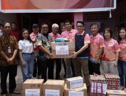 Wali Kota Bitung Terima Bantuan untuk Warga Tertimpa Bencana Alam