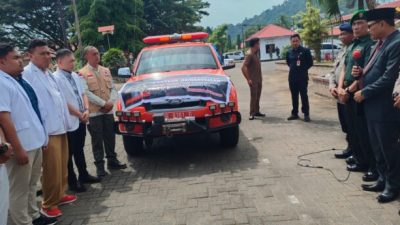 Bupati Lepas Bantuan Kemanusian Pemkab Bolmong Untuk Korban Gunung Ruang Sitaro