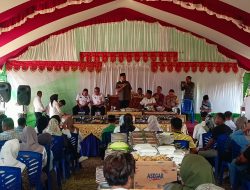 Bupati Limi Hadiri Halal Bihalal di Desa Motabang