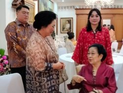 Rita dan Rio Silaturahmi Lebaran di Rumah Ketum Megawati Soekarnoputri