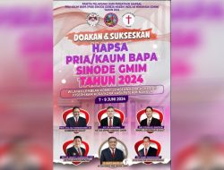 Pekan Ini Ribuan P/KB GMIM Kumpul di Rayon Minahasa, Ini Kata Ketua Panpel