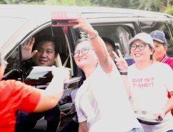 ODSK Bersama Forkopimda Pasiar ke Minsel, Kandouw Diteriaki Penerus Gubernur Sulut